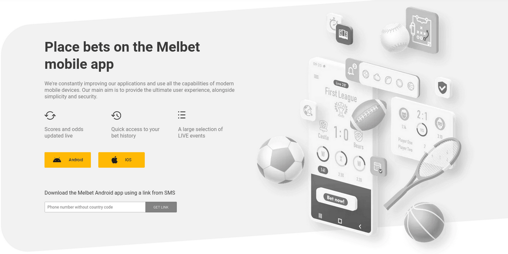 Melbet App Includes